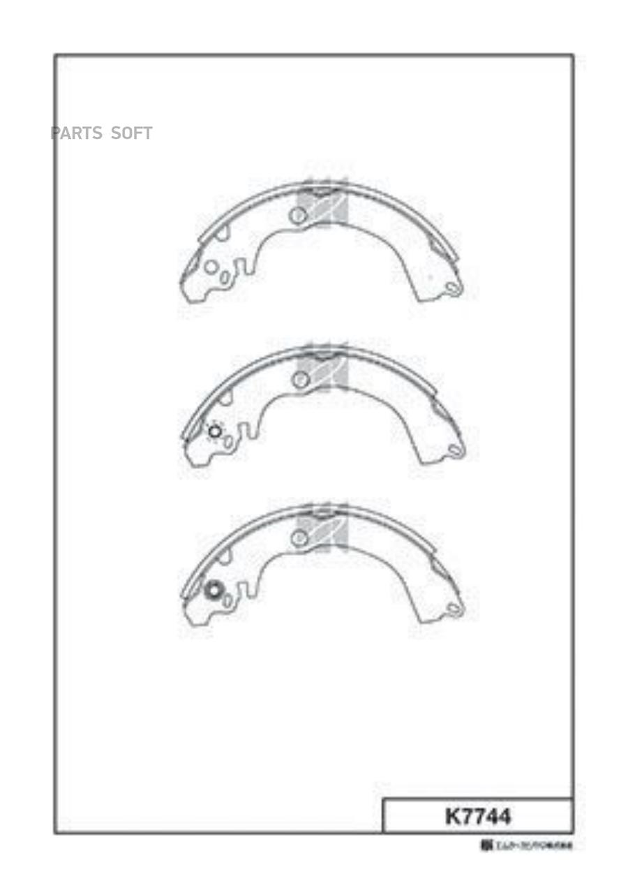 

Колодки Тормозные Барабанные Subaru Legacy 2.0i-2.5i 4wd 94-99 K7744 Kashiyama K7744