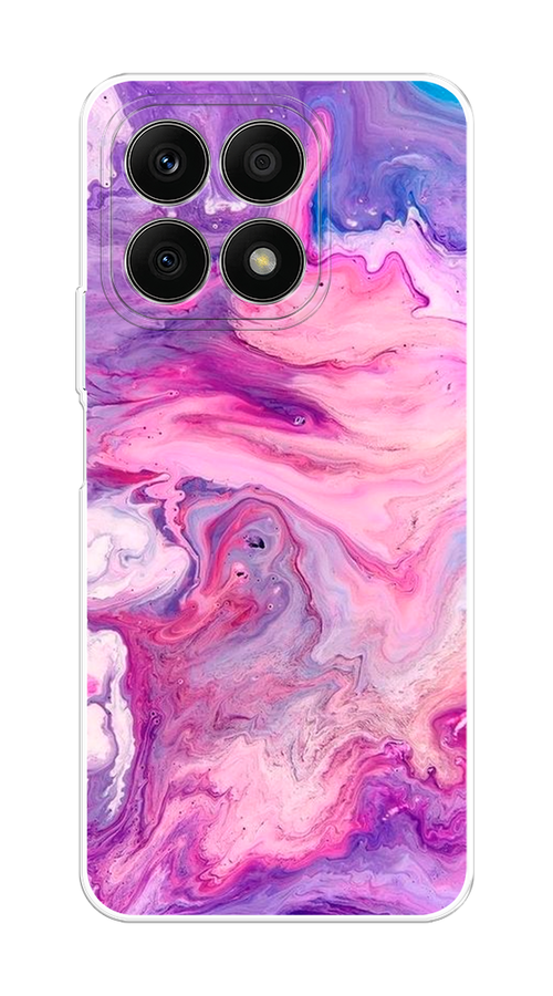 

Чехол на Honor X8A "Нежно-розовая абстракция", Розовый, 6120750-3