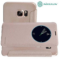 

Чехол Nillkin Sparkle Series для Samsung Galaxy S6 G920F пластик-полиуретан (золотой)