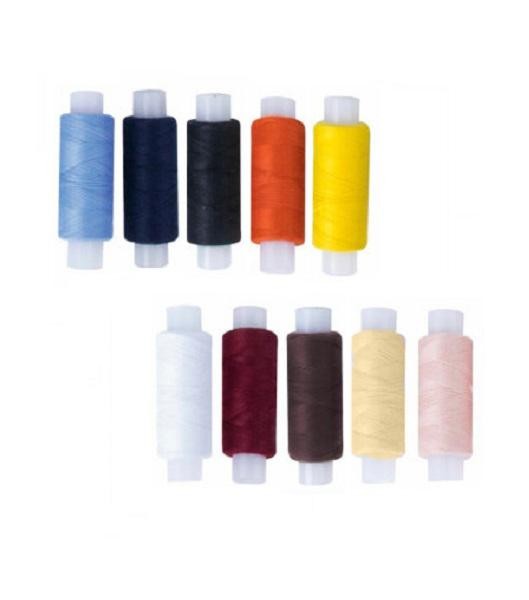 

Нитки швейные синтетические №40, 200 м, 10 штук (Вид: Цветные )