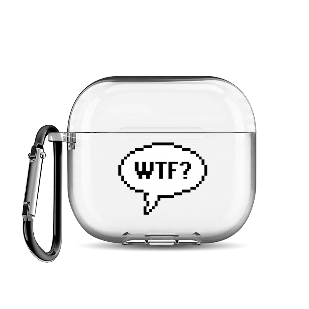 

Чехол для наушников AirPods 3 "Пиксельный диалог WTF", AIPC-430-9E-1