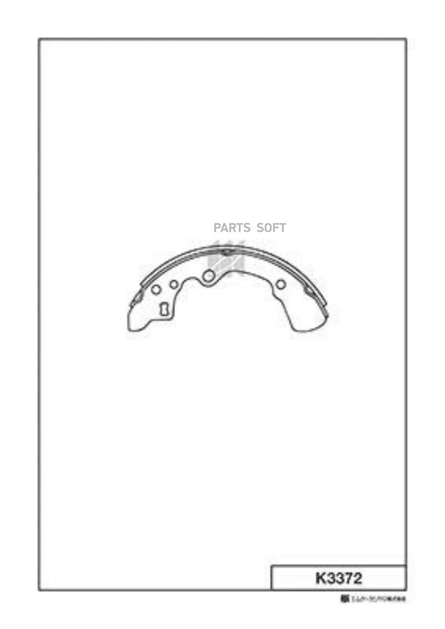 

Колодки барабанные Mazda 626 GD 1.6-2.0D 87-92 K3372-01 =4183.00=496SBS=361436B=FSB276