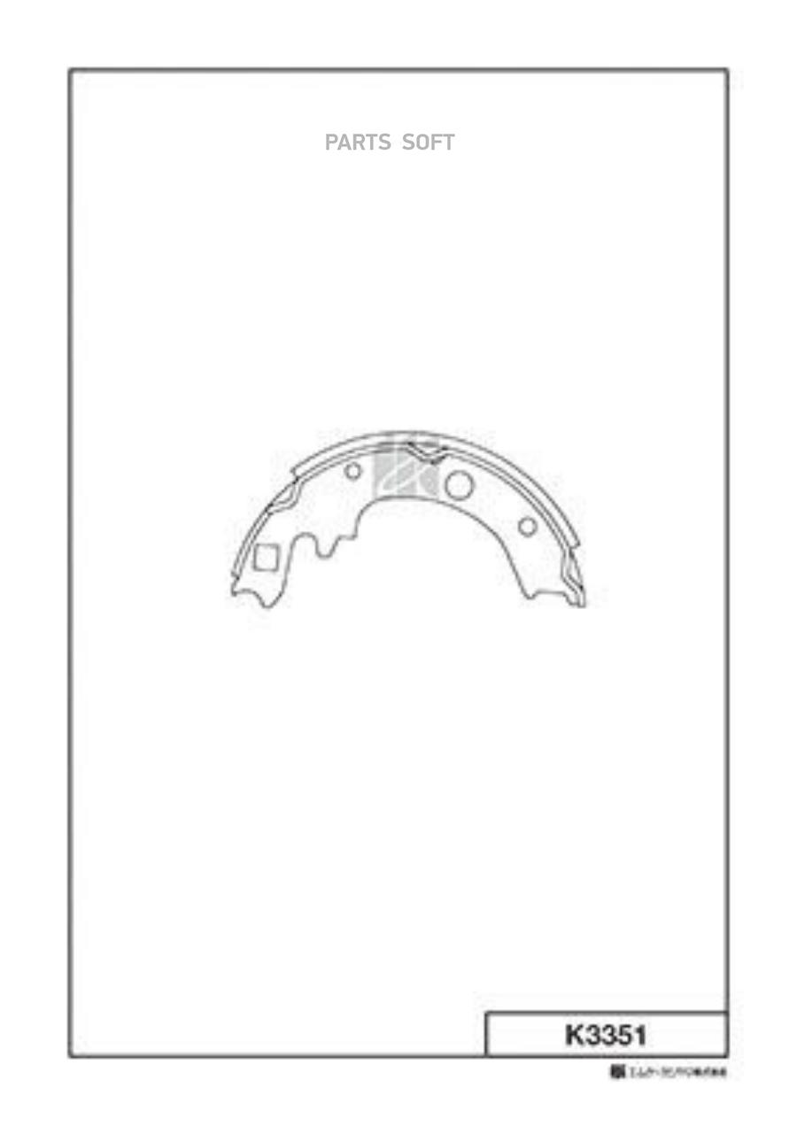 

Тормозные колодки Kashiyama барабанные K3351