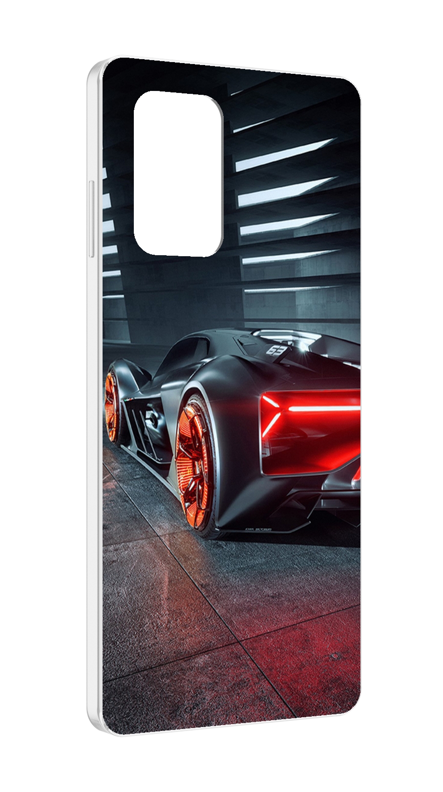 Чехол MyPads Ночной-город мужской для ZTE Blade A72 / ZTE Blade V40 Vita