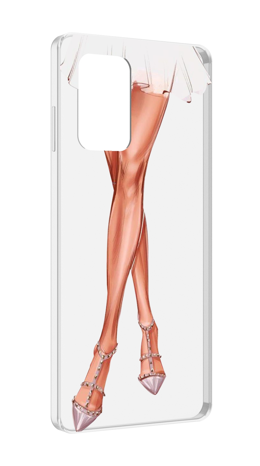 

Чехол MyPads Ножки для ZTE Blade A72 / ZTE Blade V40 Vita, Прозрачный, Tocco