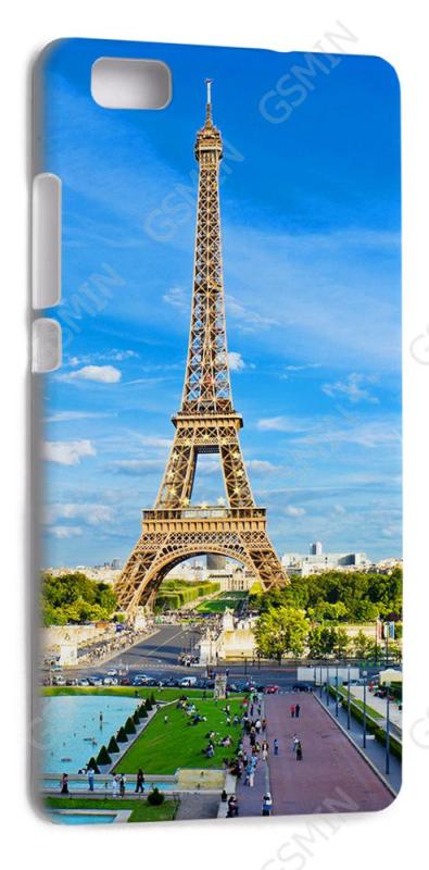 

Чехол NoBrand для Huawei P8 Lite Дизайн 155, Белый