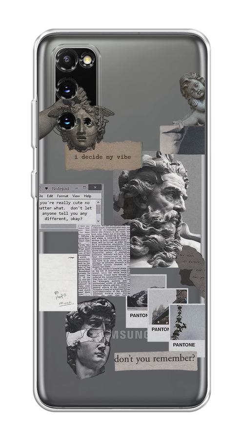 

Чехол на Samsung Galaxy S20 "Коллаж греческие скульптуры", Бежевый;серый, 29250-1