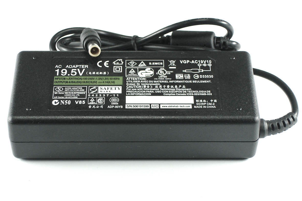 

Блок питания для ноутбуков Sony Vaio 19.5V 4,1A 6.5pin HC