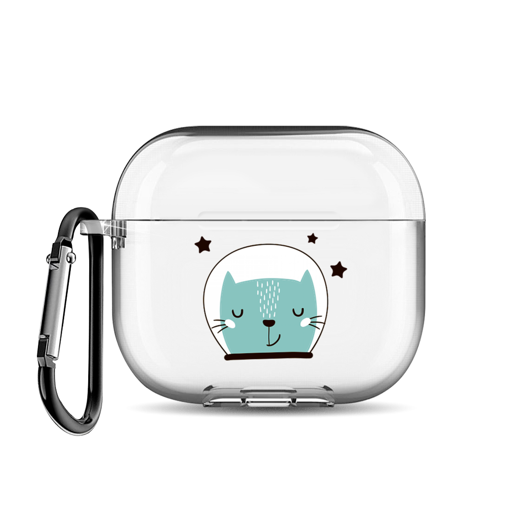 

Чехол для наушников AirPods 3 "Котики космонавты", AIPC-430-9E-1
