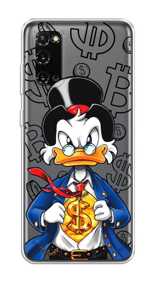 

Чехол на Samsung Galaxy S20 "Scrooge Goldman", Черный;белый;синий, 29250-1