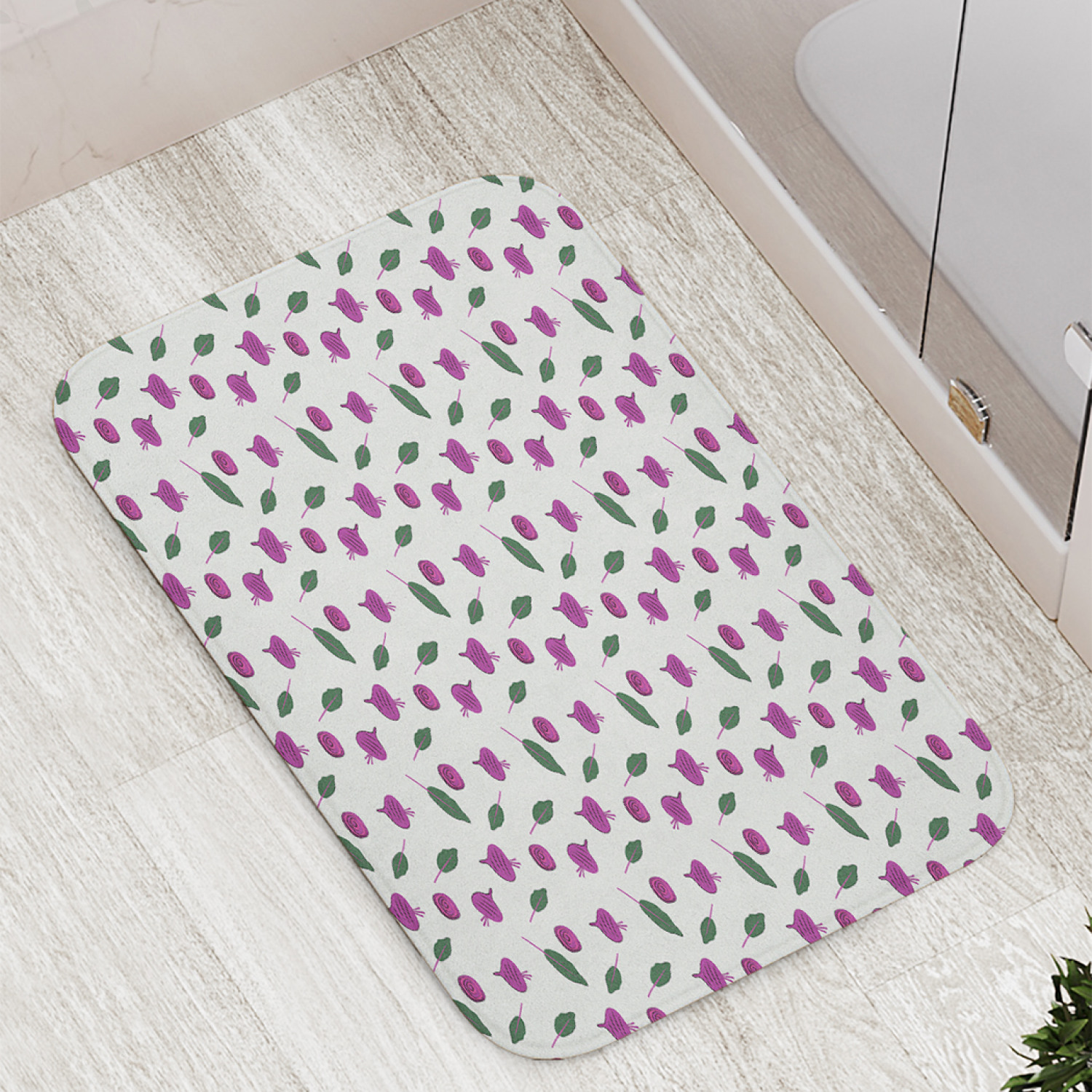 

Коврики для ванной и туалета bath_101395 Свекла с листвой, Свекла с листвой