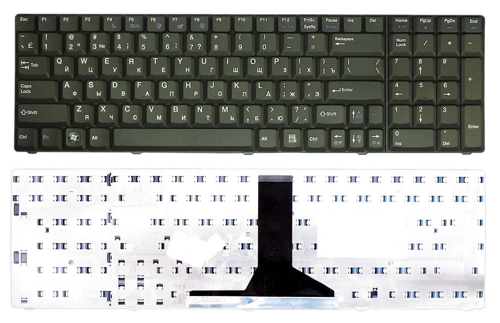 

Клавиатура для ноутбука Acer eMachines G620 G720 G520 черная