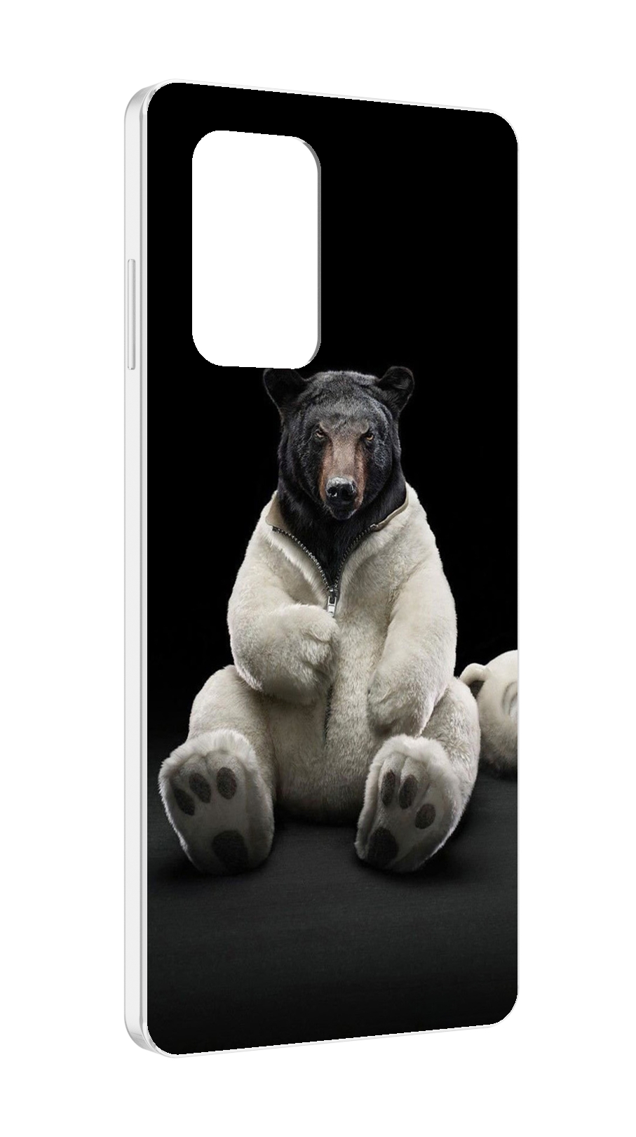 

Чехол MyPads Медведь-бурый-белый для ZTE Blade A72 / ZTE Blade V40 Vita, Прозрачный, Tocco