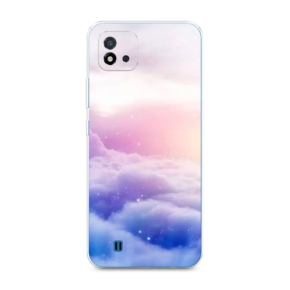 

Чехол на Oppo Realme C20 "Небеса", Голубой;белый;розовый, 254850-2