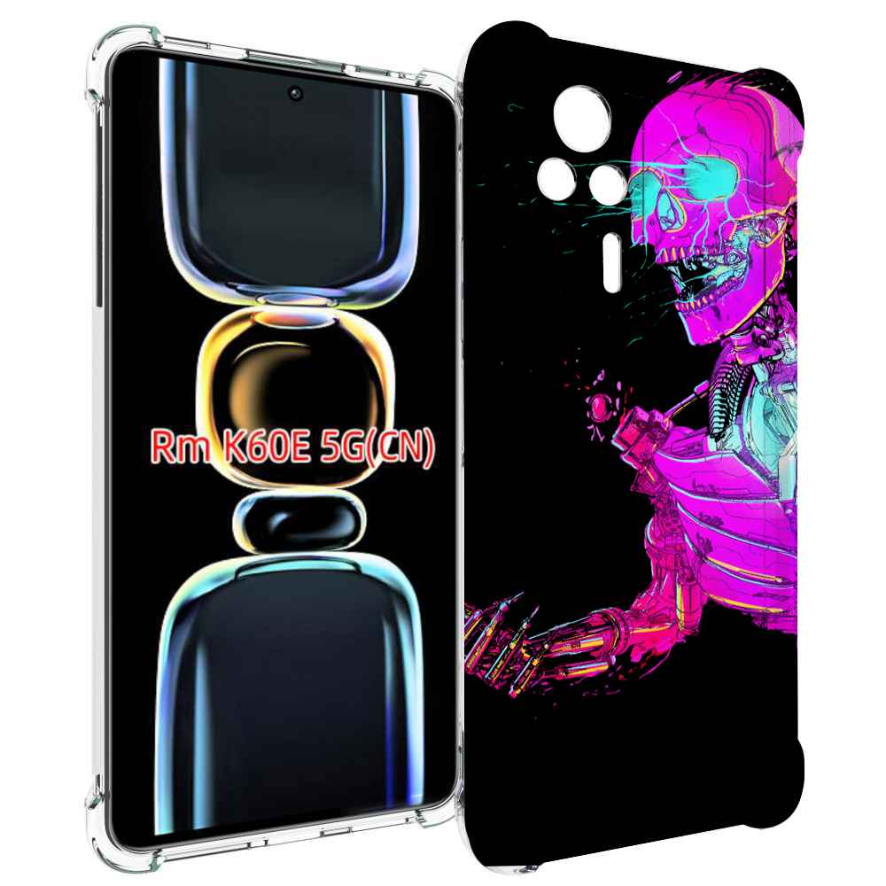 

Чехол MyPads скелет-робот-фиолетовый для Xiaomi Redmi K60E, Tocco