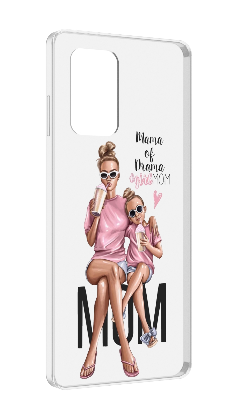 

Чехол MyPads Мама-мечты женский для ZTE Blade A72 / ZTE Blade V40 Vita, Прозрачный, Tocco