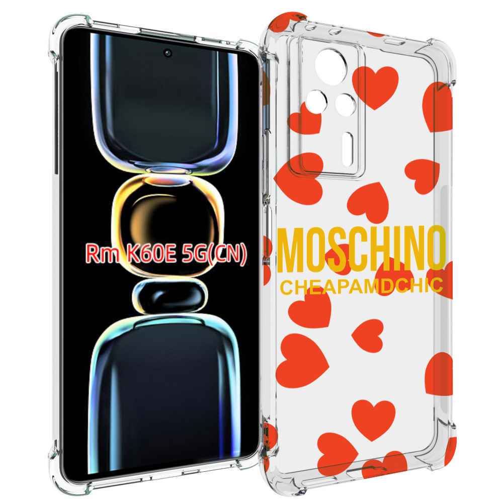 

Чехол MyPads сердца-москино для Xiaomi Redmi K60E, Tocco