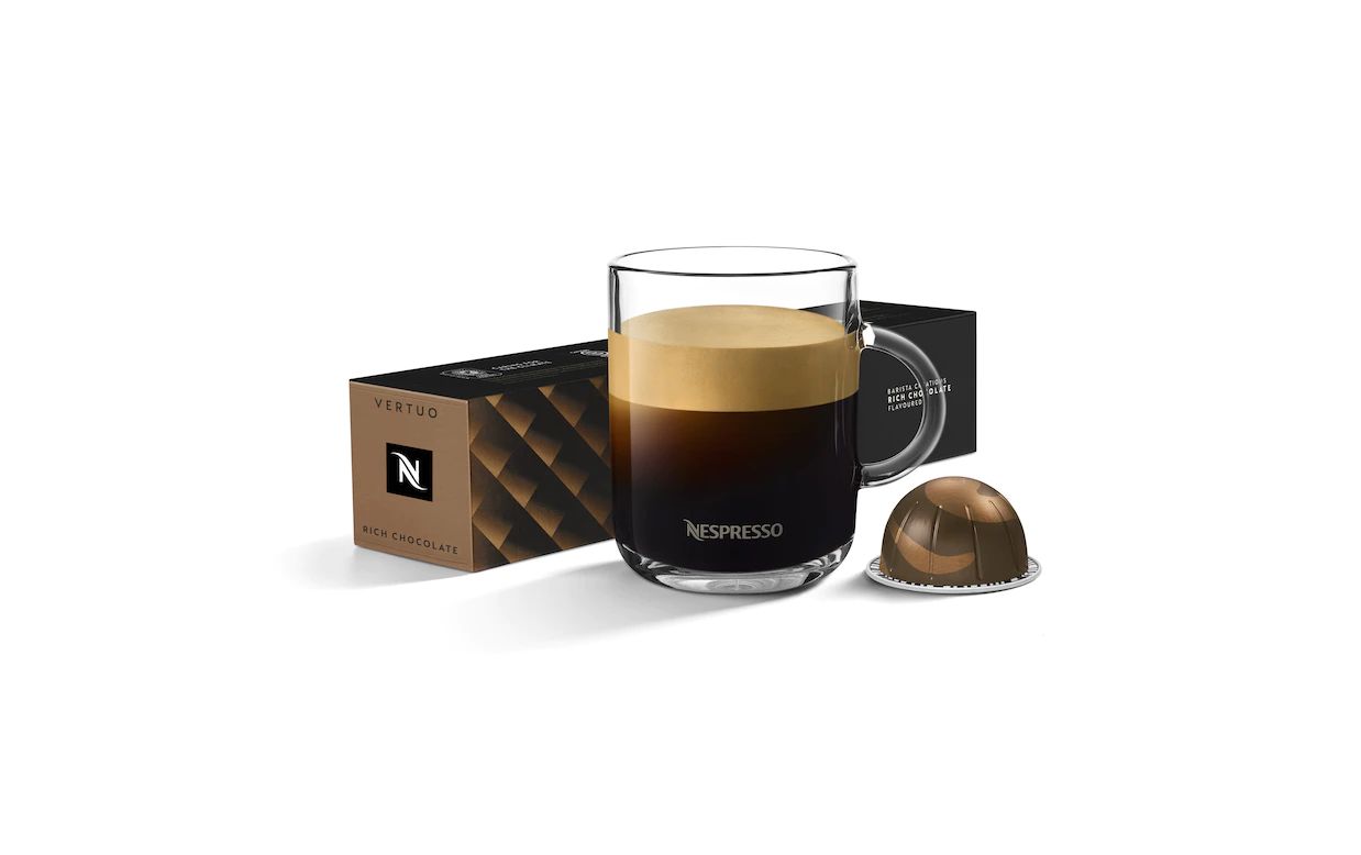 

Кофе в капсулах Nespresso Vertuo Rich Chocolate Barista Creations, 10 шт, Vertuo RICH CHOCOLATE