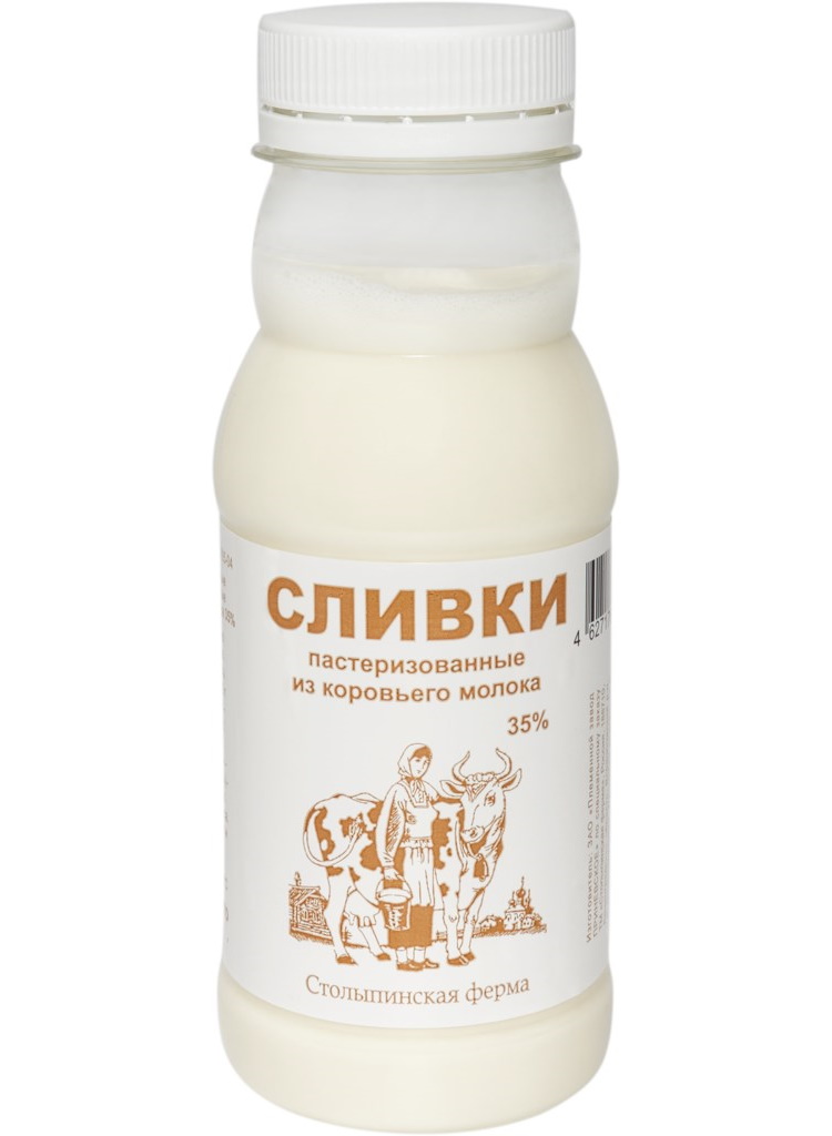 

Сливки питьевые Столыпинская Ферма пастеризованные 35% 200 мл