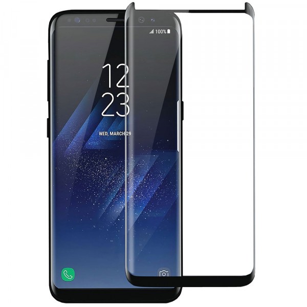 

Защитное изогнутое стекло 3D для Samsung G950 Galaxy S8 / S9 на весь экран