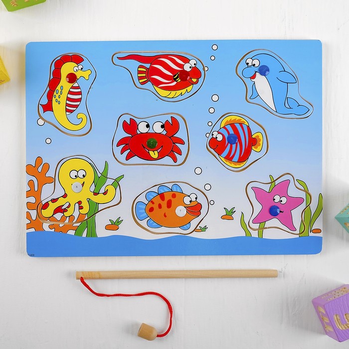 

Лесная мастерская Морские глазастики, 8 элементов, 1 удочка, Морские глазастики, 8 элементов, 1 удочка