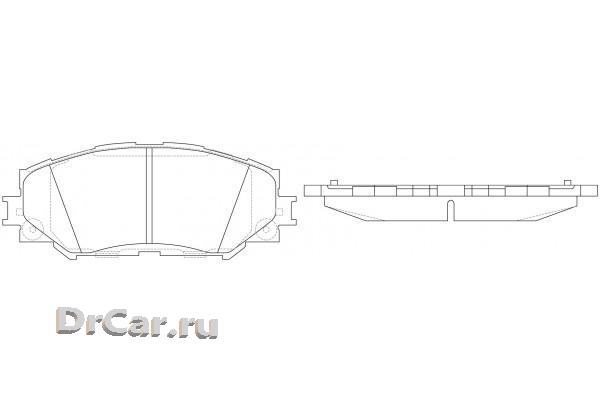 

Тормозные колодки SB Nagamochi пердение для Toyota Auris 2006- bp21524