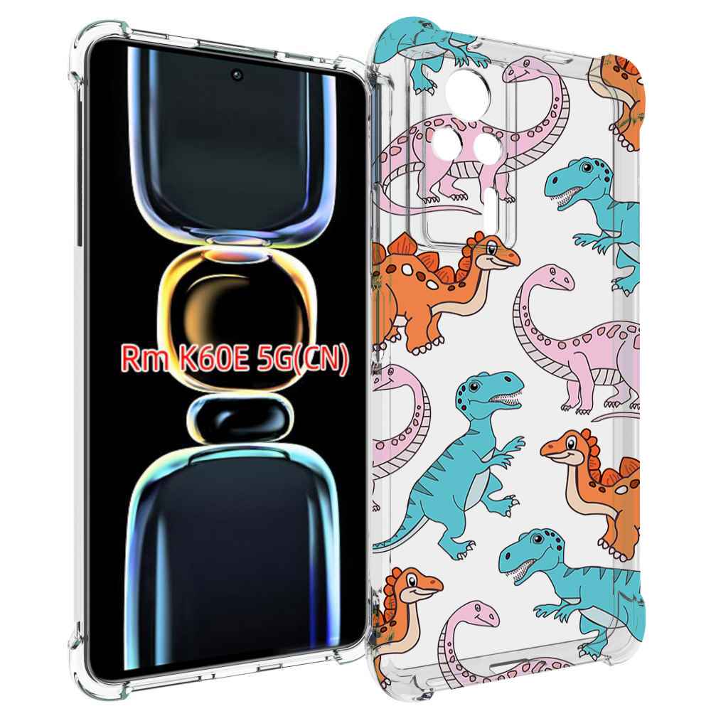 

Чехол MyPads разные-динозаврики для Xiaomi Redmi K60E, Tocco