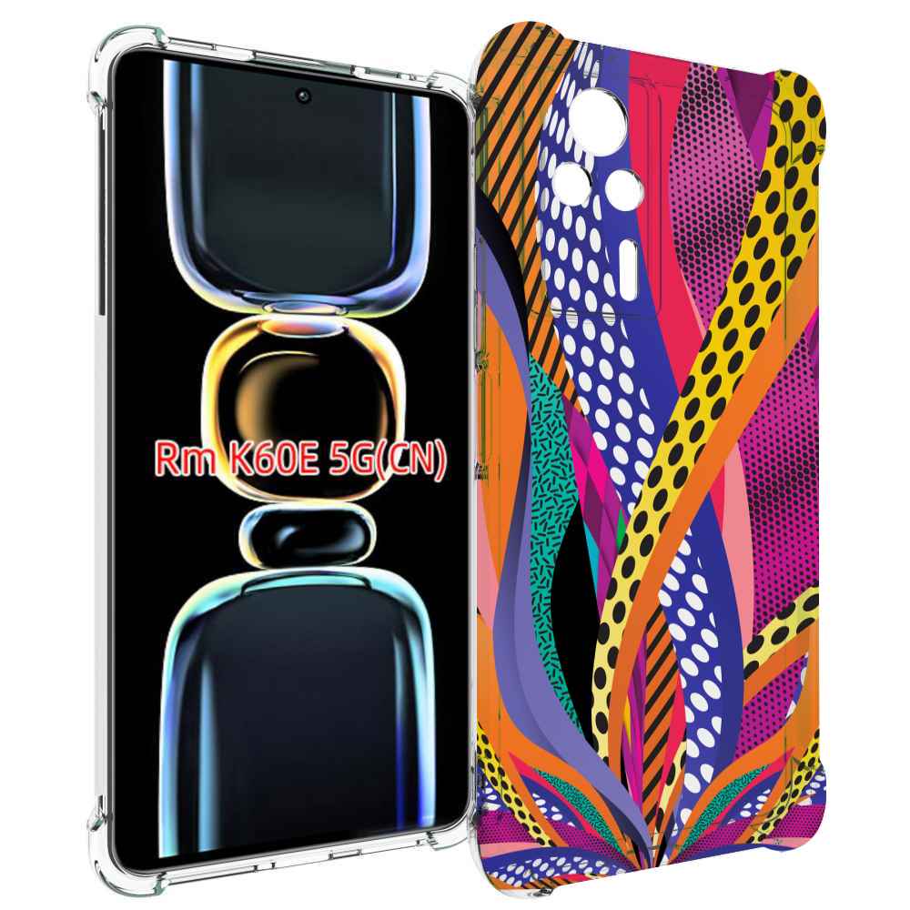 

Чехол MyPads разноцветные щупальца для Xiaomi Redmi K60E, Tocco
