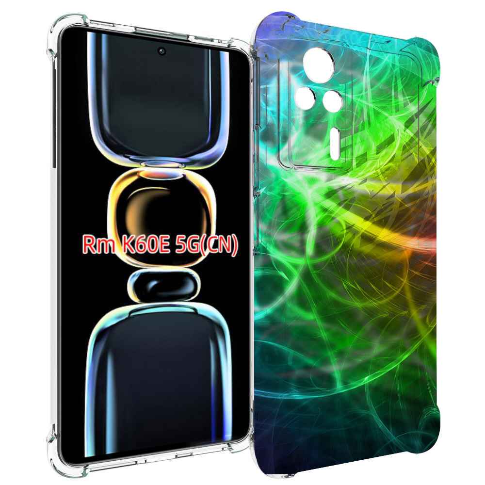 

Чехол MyPads разноцветная-абстракция-линиями для Xiaomi Redmi K60E, Tocco