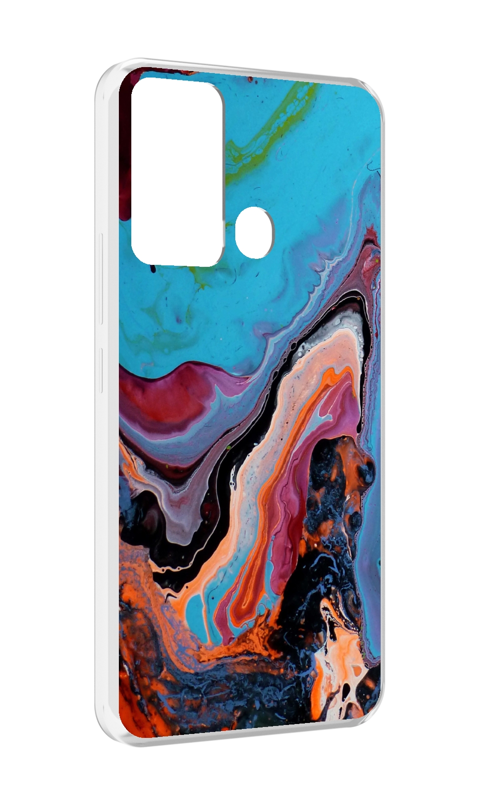 

Чехол MyPads смешанные краски для Infinix Hot 12i, Прозрачный, Tocco