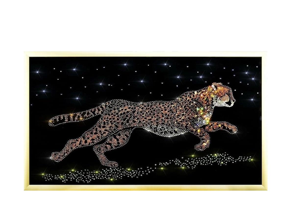 

Картина Спринтер. Сваровски Swarovski 90 х 50 см
