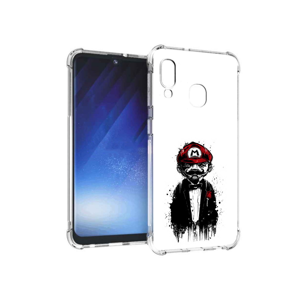

Чехол MyPads Tocco для Samsung Galaxy A20e марио (PT133424.505.458), Прозрачный, Tocco