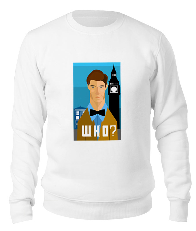 

Свитшот унисекс Printio Доктор кто (doctor who) белый XL, Доктор кто (doctor who)