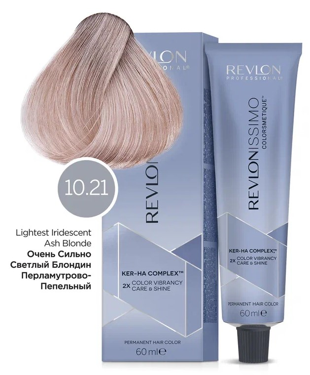 Краска для волос REVLON Professional, цвет 10.21, 60мл крем краска kapous professional blond bar розовый перламутровый 1062 100 мл