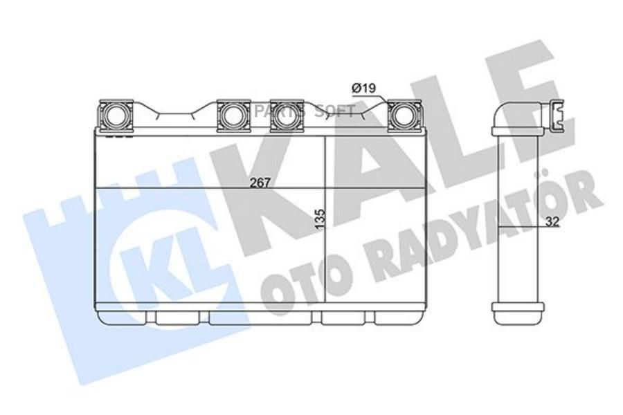 Радиатор отопителя bmw: 7-serie (e38) 725tds/728i/il/730d/730i/il/735i/il/740d/740i/il/750