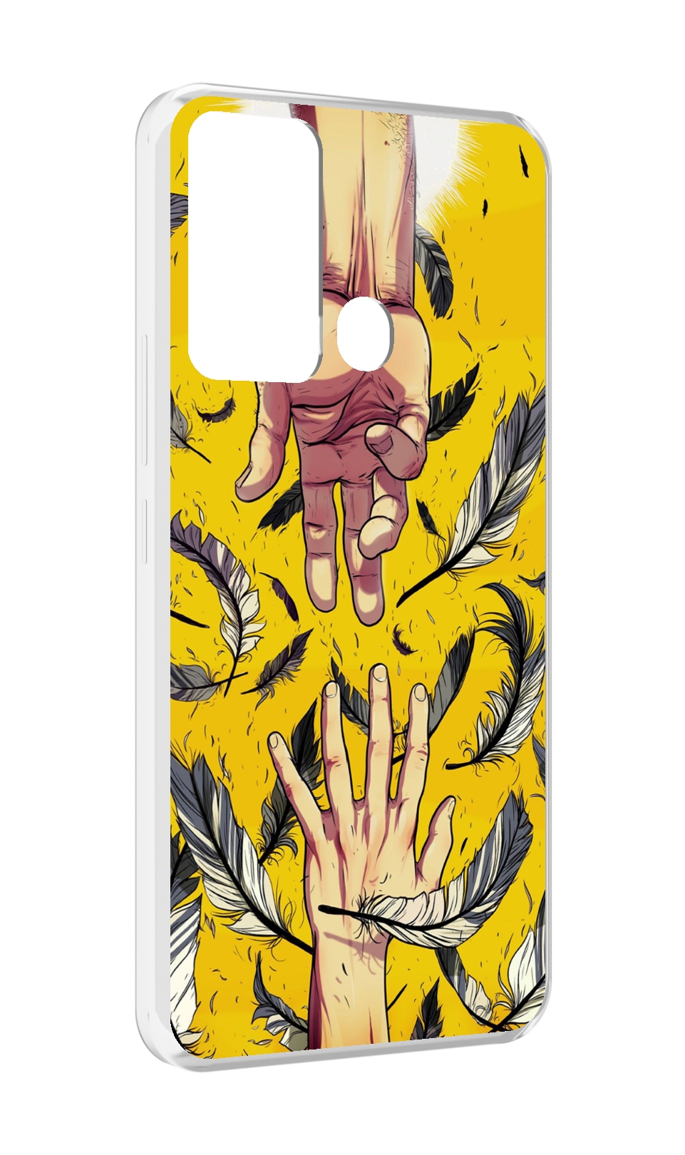 

Чехол MyPads рука-в-руку для Infinix Hot 12i, Прозрачный, Tocco