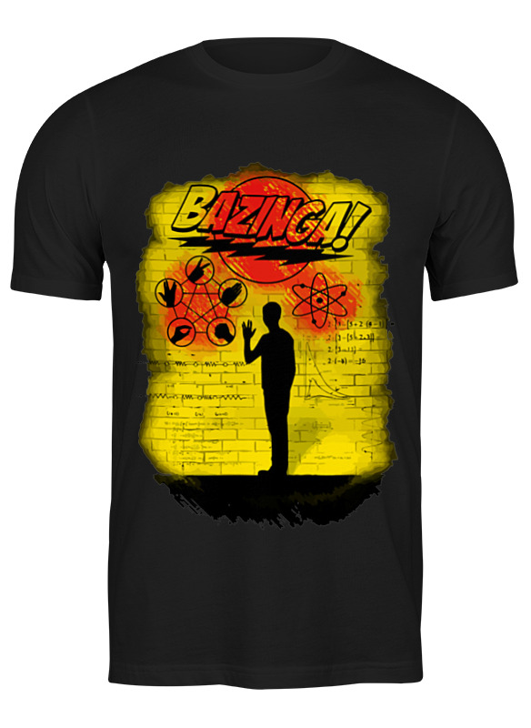 

Футболка мужская Printio Sheldon bazinga 1053416 черная L, Черный, Sheldon bazinga 1053416