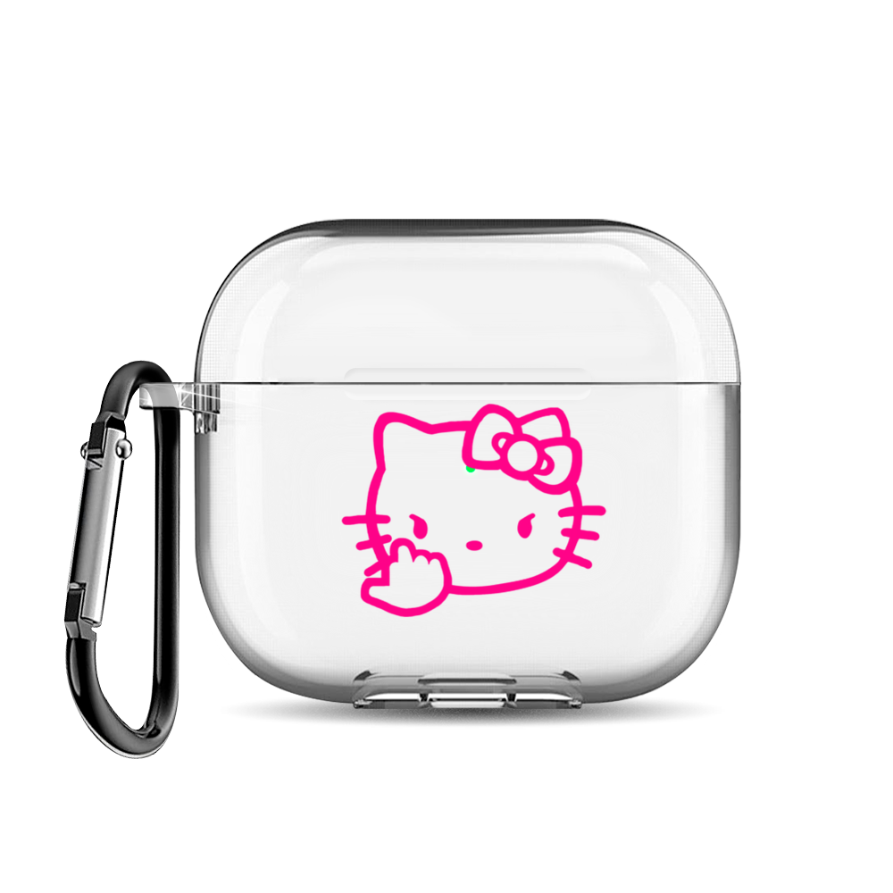 

Чехол для наушников AirPods 3 "Злая китти", AIPC-430-9E-1