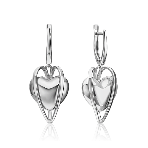 

Серьги из серебра PLATINA jewelry 02-4929-00-000-0200, 02-4929-00-000-0200