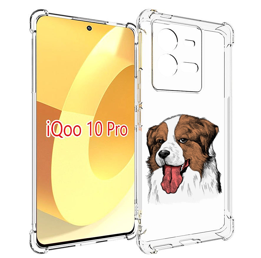 

Чехол MyPads бетховен для Vivo iQOO 10 Pro, Прозрачный, Tocco