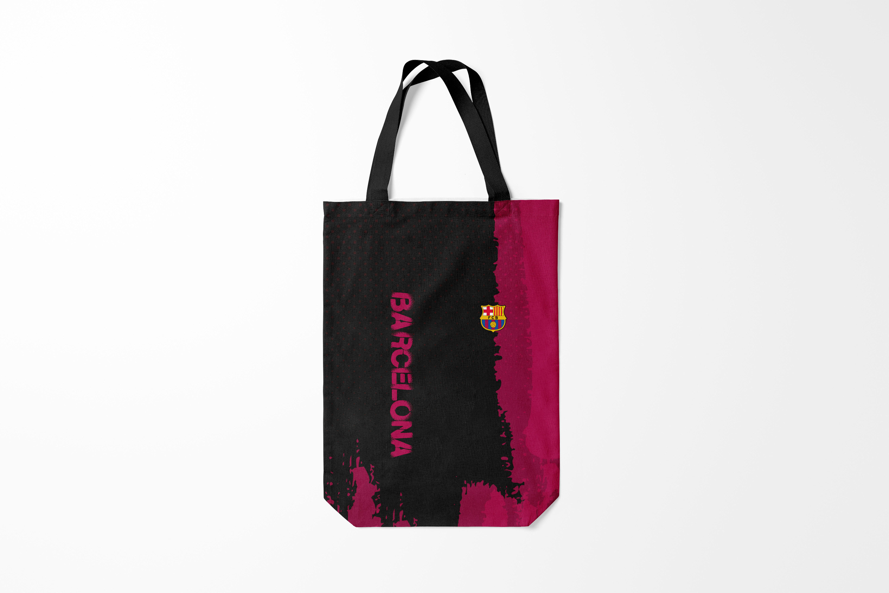 

Сумка шoппер унисекс Burnettie Barcelona sport, черный, Barcelona sport