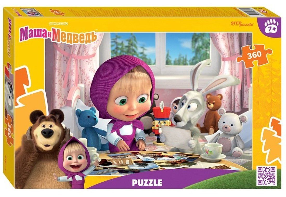 

Пазл Step Puzzle Маша и Медведь 360 элементов