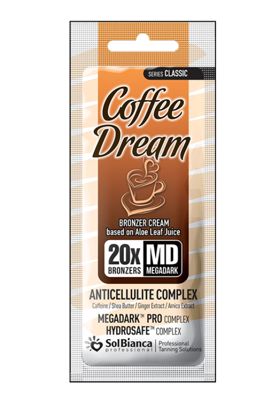 Крем-автозагар SOLBIANCA Coffee Dream 20х bronzers 15 мл 100% pure крем для области вокруг глаз органический кофейные зерна coffee bean caffeine eye cream