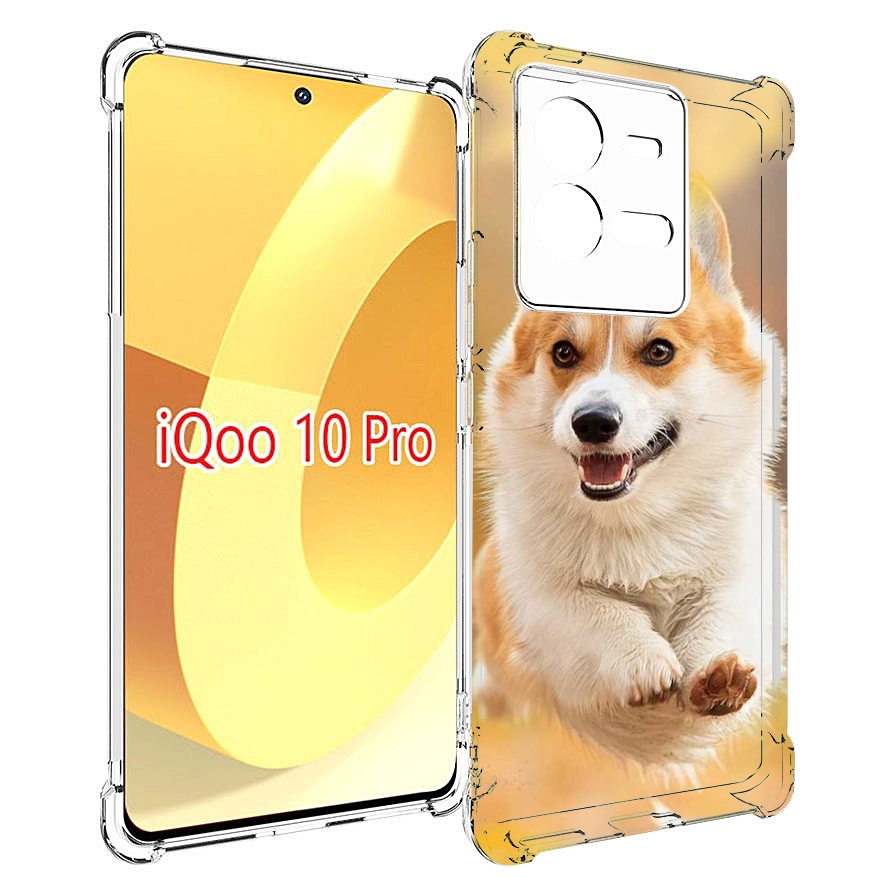 

Чехол MyPads когри собака для Vivo iQOO 10 Pro, Прозрачный, Tocco
