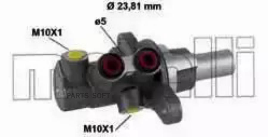 

METELLI Главный тормозной цилиндр 050795, 050795