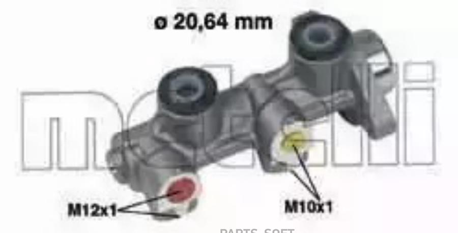 

METELLI Главный тормозной цилиндр 050190, 050190