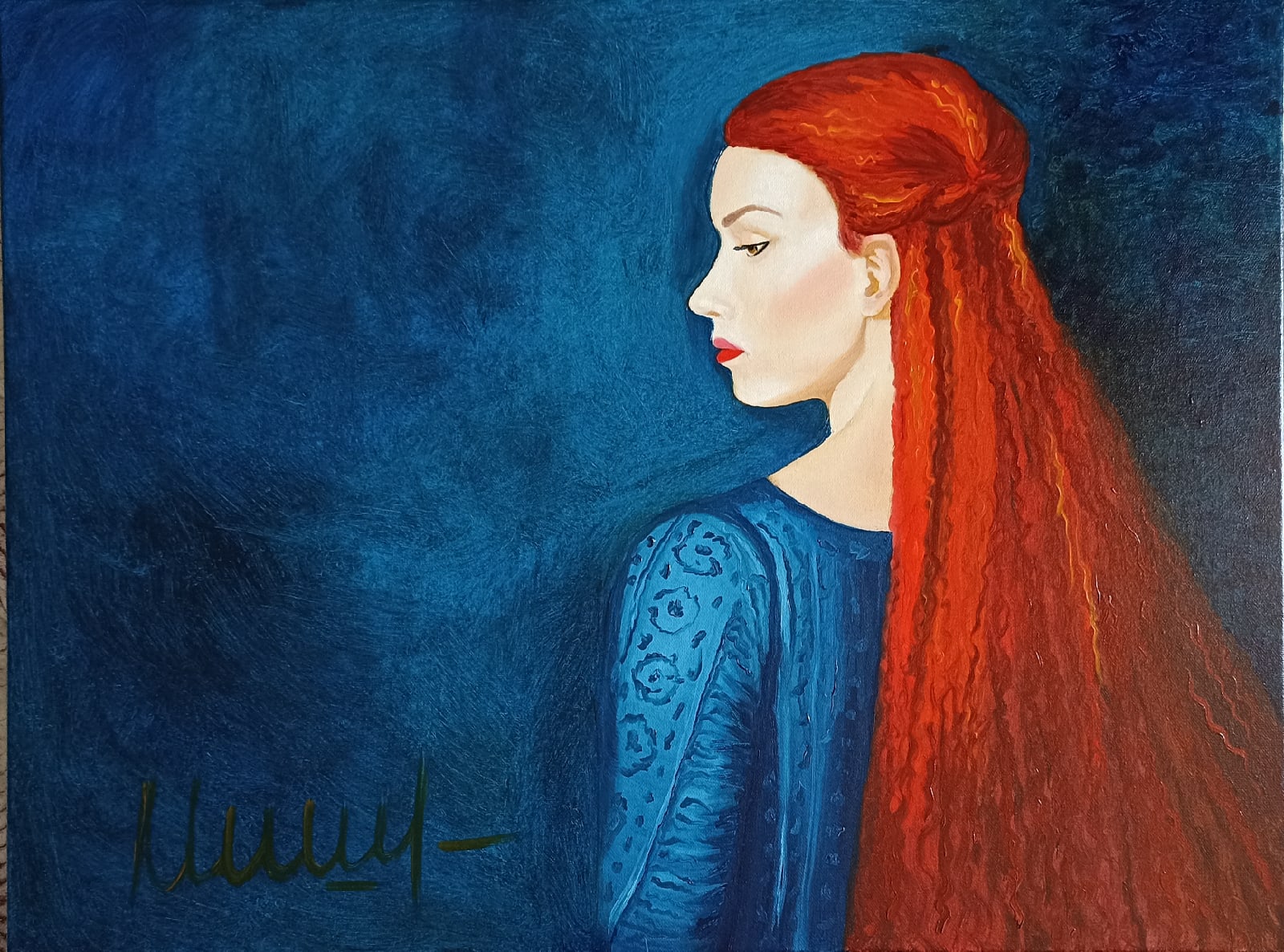 

Картина, Офелия , Маргарита Мишарева, 60х80 без рамы