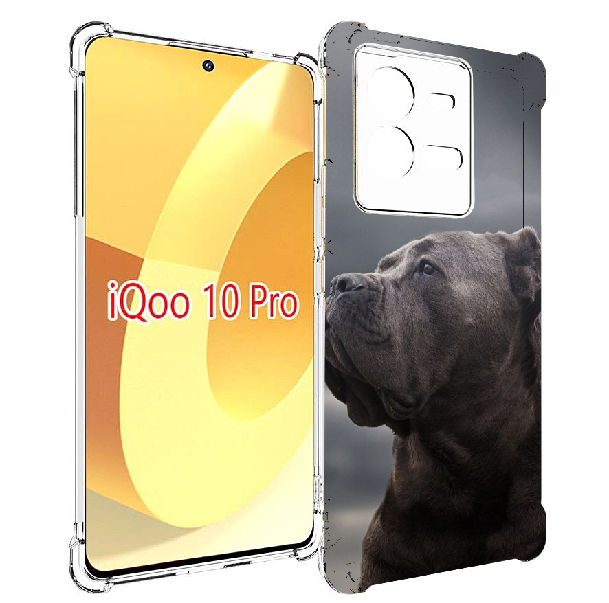 

Чехол MyPads кане корсо для Vivo iQOO 10 Pro, Прозрачный, Tocco