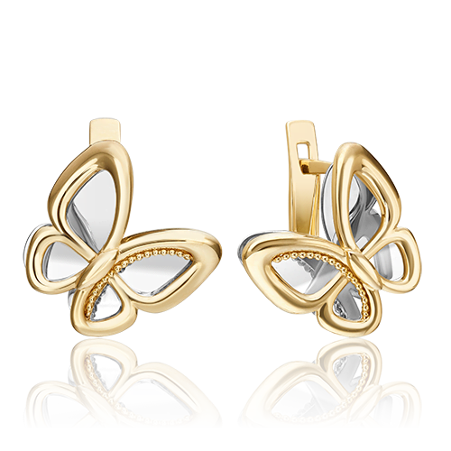

Серьги из желтого золота PLATINA jewelry 02-4847-00-000-1121, 02-4847-00-000-1121