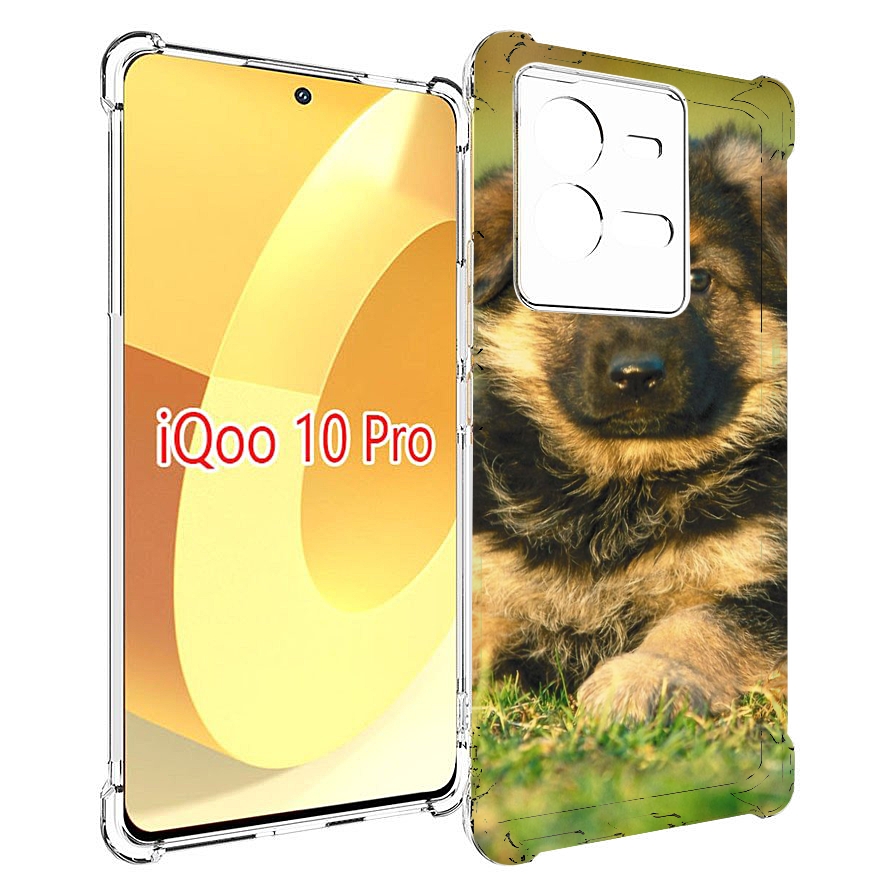 

Чехол MyPads кавказская овчарка для Vivo iQOO 10 Pro, Прозрачный, Tocco